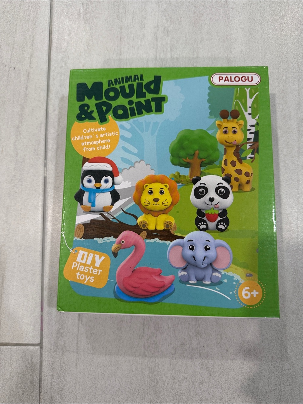Palogu Animal Mould & Paint DIY Plaster Toys